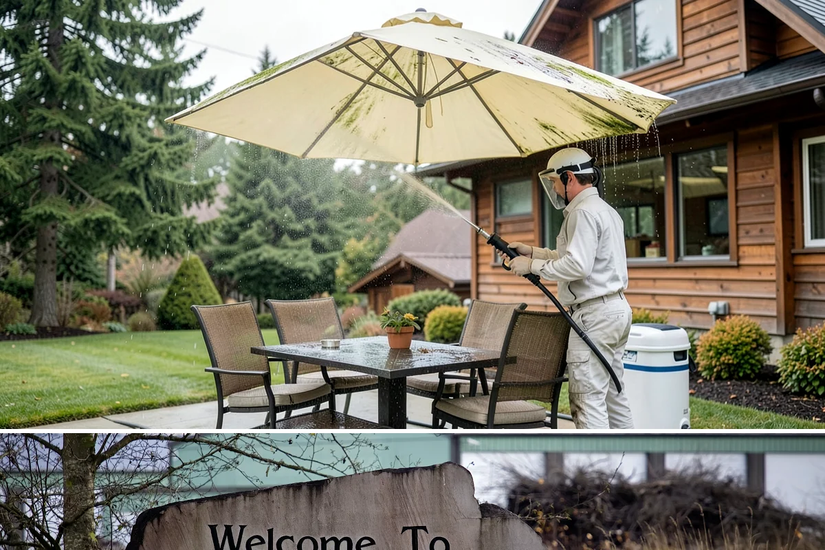 Arbor Cleaning in Buckley, Pierce County, WA - Clean arbors in spring before climbing plants leaf out, making the slats easier to reach and treat.
