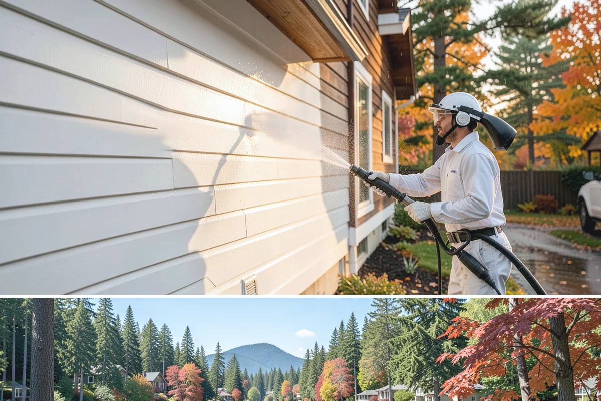 Arbor Cleaning in Covington, King County, WA - Clean arbors in spring before climbing plants leaf out, making the slats easier to reach and treat.
