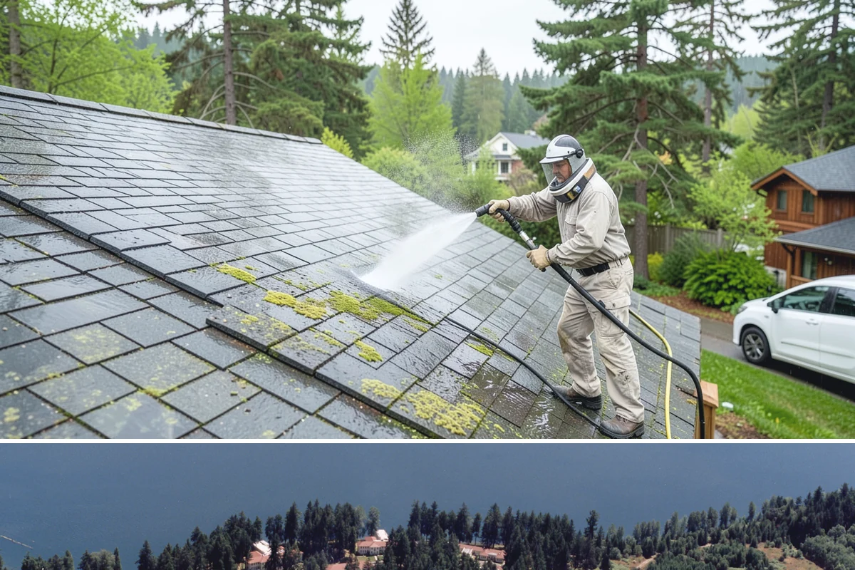Arbor Cleaning in Lakewood, Pierce County, WA - Clean arbors in spring before climbing plants leaf out, making the slats easier to reach and treat.