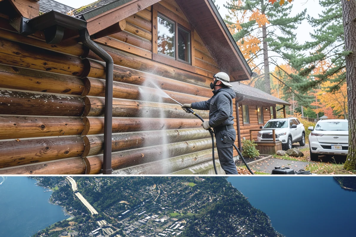 Arbor Cleaning in Mercer Island, King County, WA - Clean arbors in spring before climbing plants leaf out, making the slats easier to reach and treat.