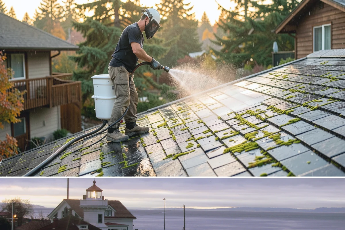 Arbor Cleaning in Mukilteo, Snohomish County, WA - Clean arbors in spring before climbing plants leaf out, making the slats easier to reach and treat.
