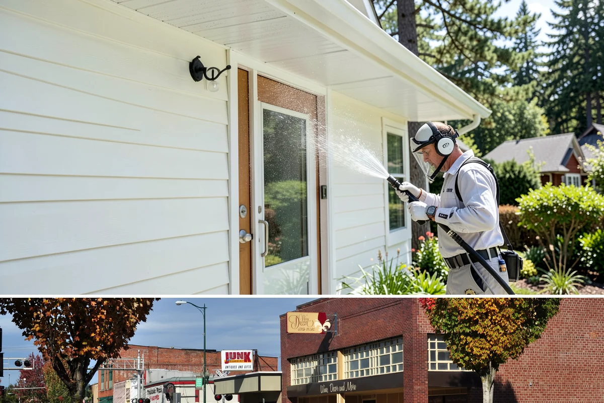 Arbor Cleaning in Puyallup, Pierce County, WA - Clean arbors in spring before climbing plants leaf out, making the slats easier to reach and treat.