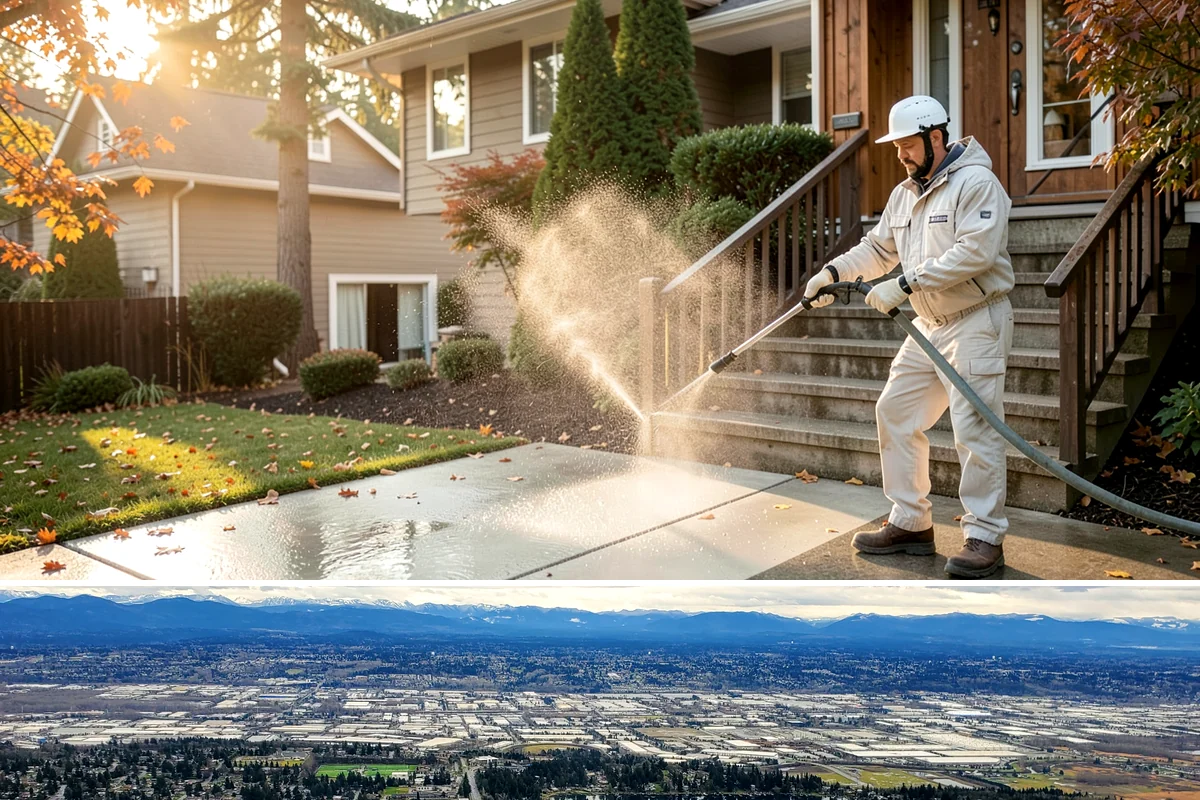 Arbor Cleaning in SeaTac, King County, WA - Clean arbors in spring before climbing plants leaf out, making the slats easier to reach and treat.