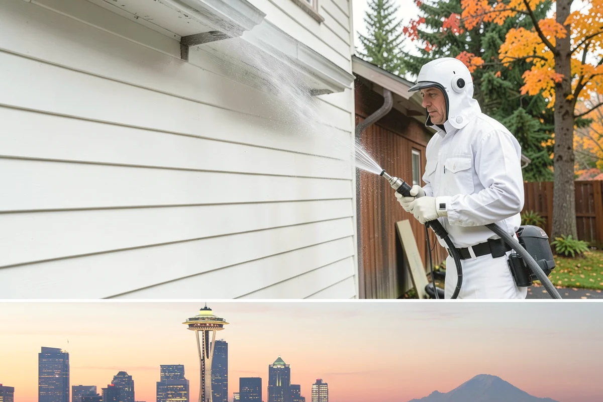 Arbor Cleaning in Seattle, King County, WA - Clean arbors in spring before climbing plants leaf out, making the slats easier to reach and treat.