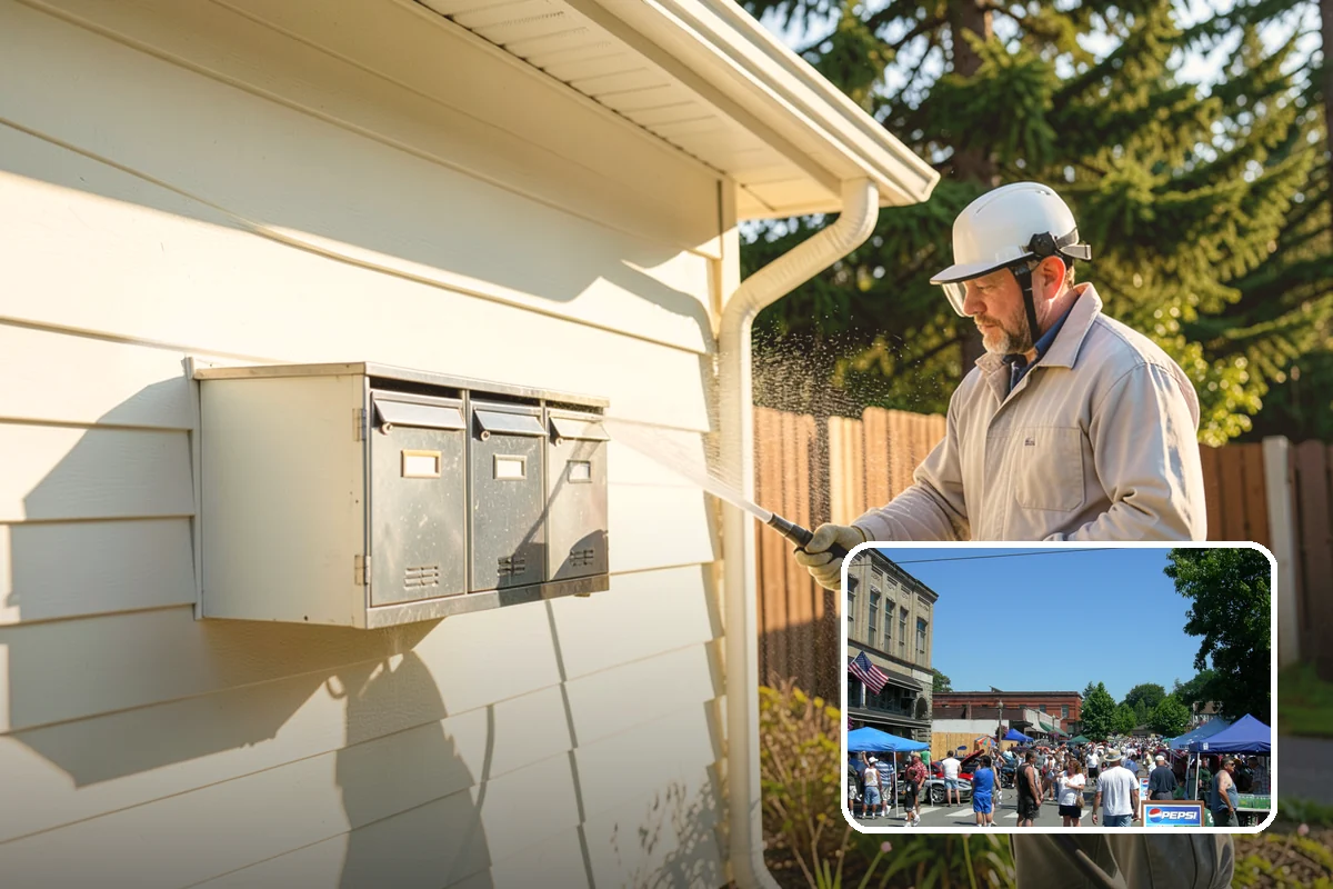 Arbor Cleaning in Snohomish, Snohomish County, WA - Removes green algae film from beams, slats, and joints