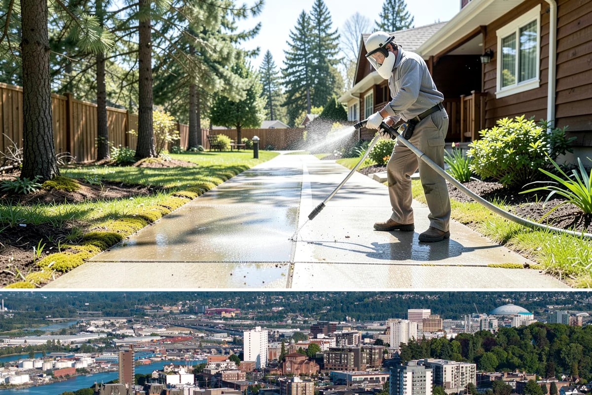 Arbor Cleaning in Tacoma, Pierce County, WA - Clean arbors in spring before climbing plants leaf out, making the slats easier to reach and treat.