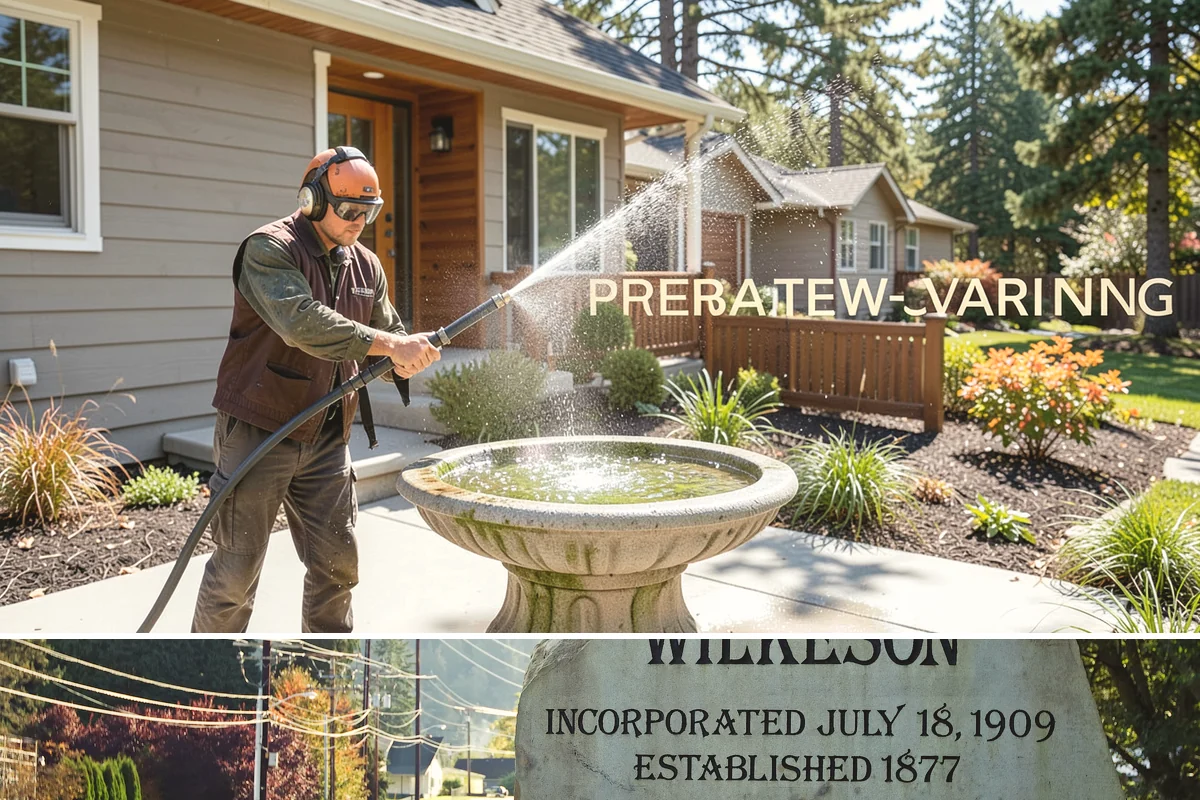 Arbor Cleaning in Wilkeson, Pierce County, WA - Clean arbors in spring before climbing plants leaf out, making the slats easier to reach and treat.