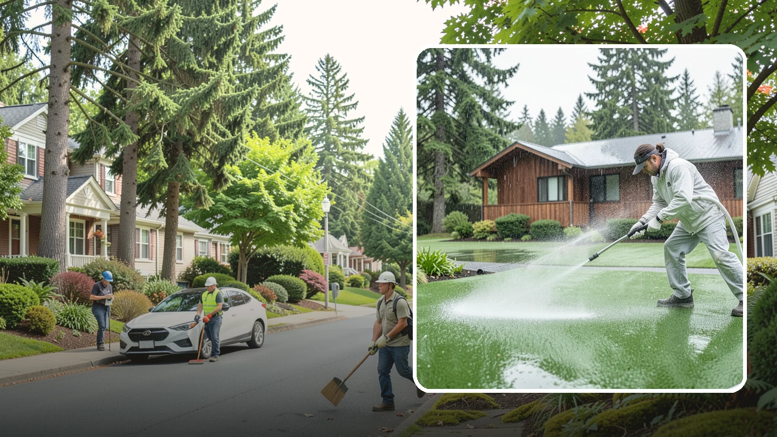 Artificial Turf Cleaning in Beaux Arts Village, King County, WA - We deep-clean artificial turf to flush out the odor, debris, and algae that synthetic lawns trap in a rainy climate.
