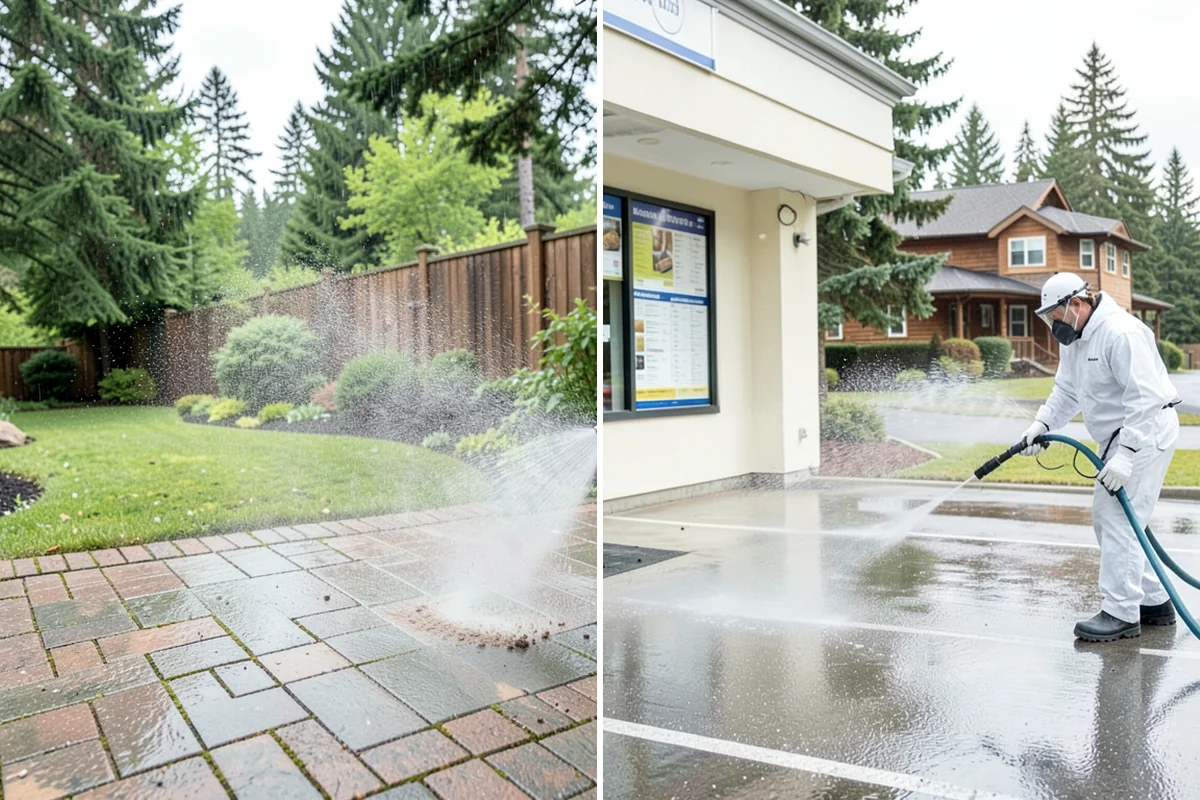 Artificial Turf Cleaning in Concrete, Skagit County, WA - Clear surface debris and inspect the infill