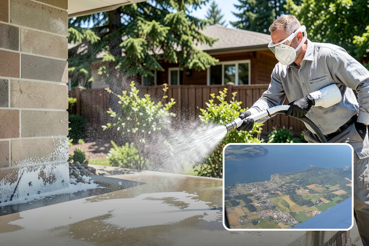 Artificial Turf Cleaning in Coupeville, Island County, WA - Neutralizes pet and organic odor down in the infill