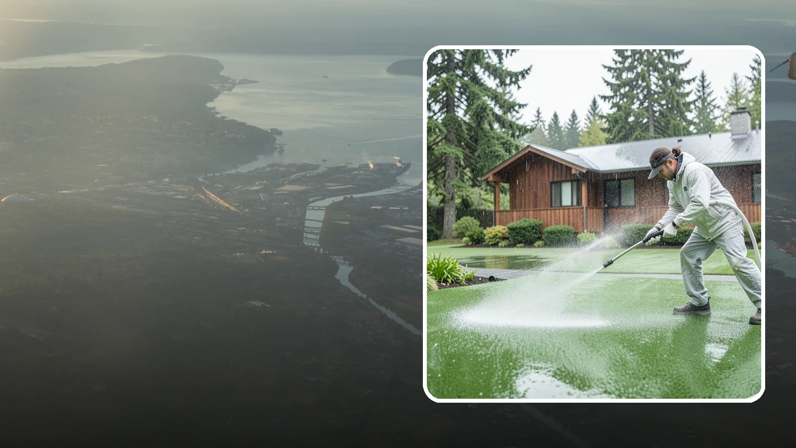 Artificial Turf Cleaning in Fife, Pierce County, WA - We deep-clean artificial turf to flush out the odor, debris, and algae that synthetic lawns trap in a rainy climate.