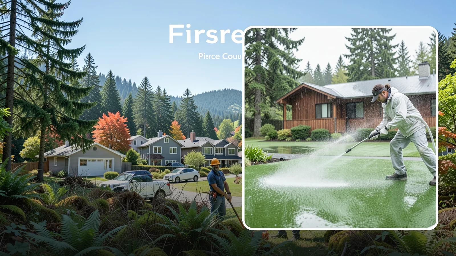 Artificial Turf Cleaning in Fircrest, Pierce County, WA - We deep-clean artificial turf to flush out the odor, debris, and algae that synthetic lawns trap in a rainy climate.
