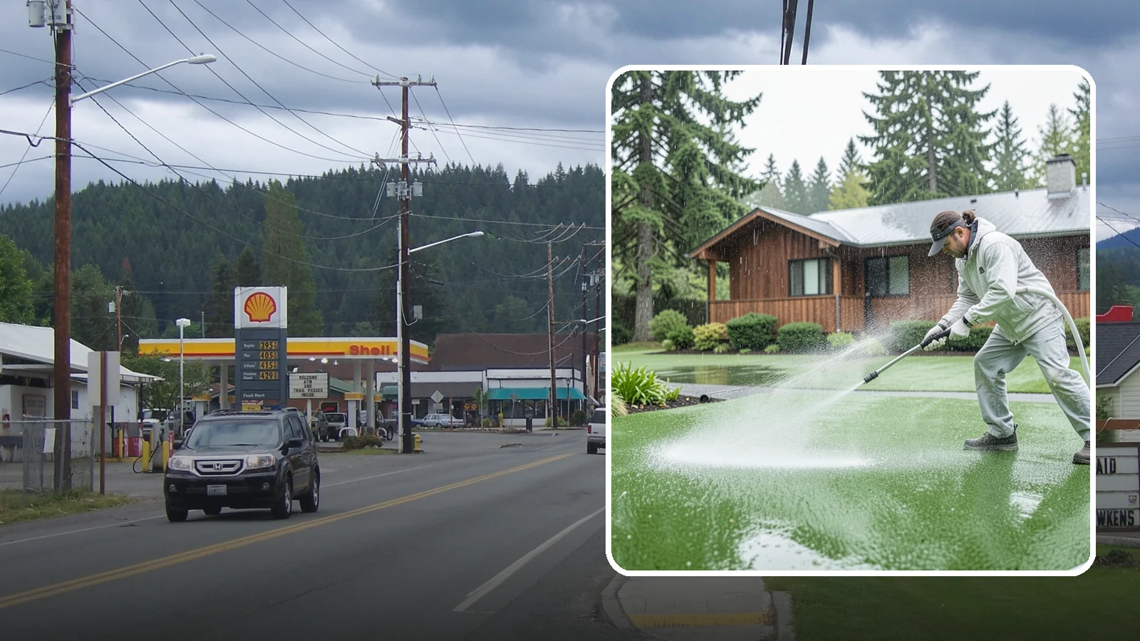 Artificial Turf Cleaning in Granite Falls, Snohomish County, WA - We deep-clean artificial turf to flush out the odor, debris, and algae that synthetic lawns trap in a rainy climate.