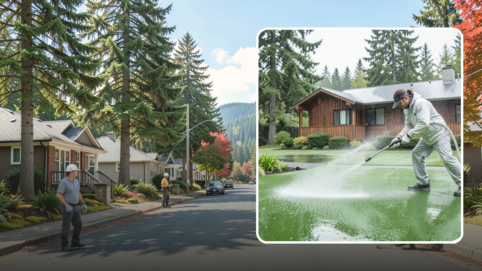 Artificial Turf Cleaning in Hunts Point, King County, WA - We deep-clean artificial turf to flush out the odor, debris, and algae that synthetic lawns trap in a rainy climate.