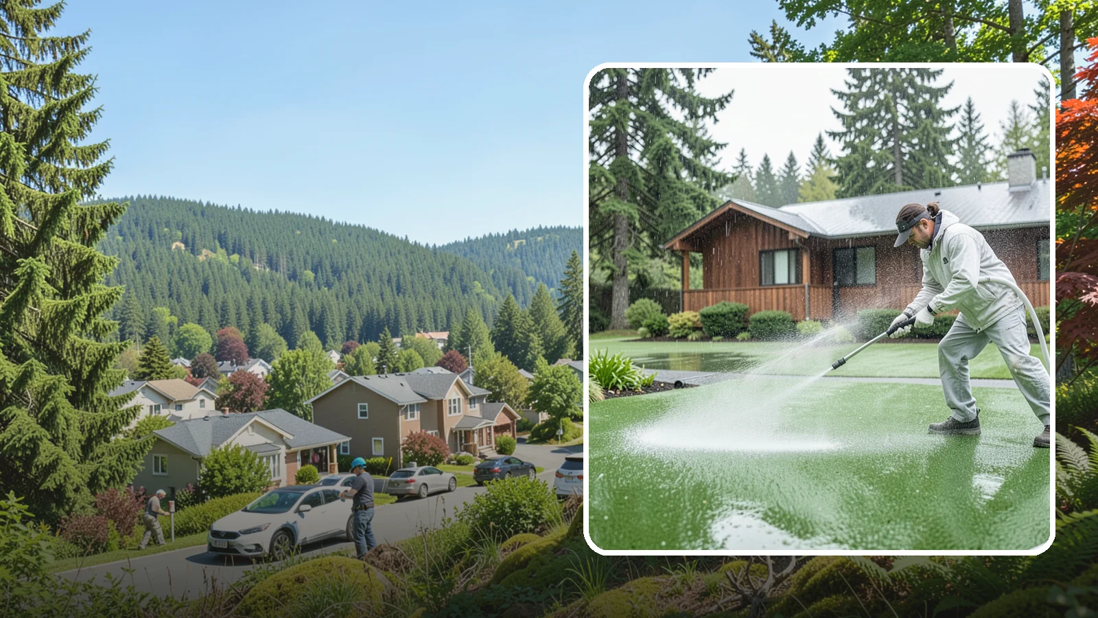 Artificial Turf Cleaning in Index, Snohomish County, WA - We deep-clean artificial turf to flush out the odor, debris, and algae that synthetic lawns trap in a rainy climate.