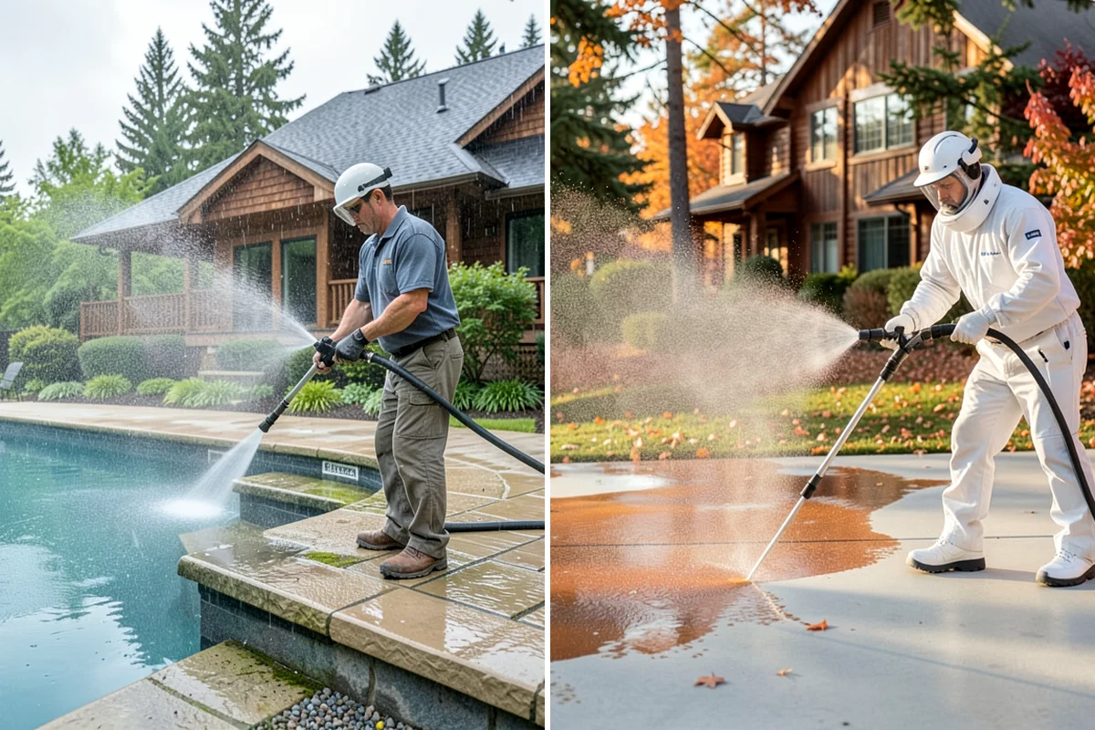 Artificial Turf Cleaning in Lyman, Skagit County, WA - Clear surface debris and inspect the infill
