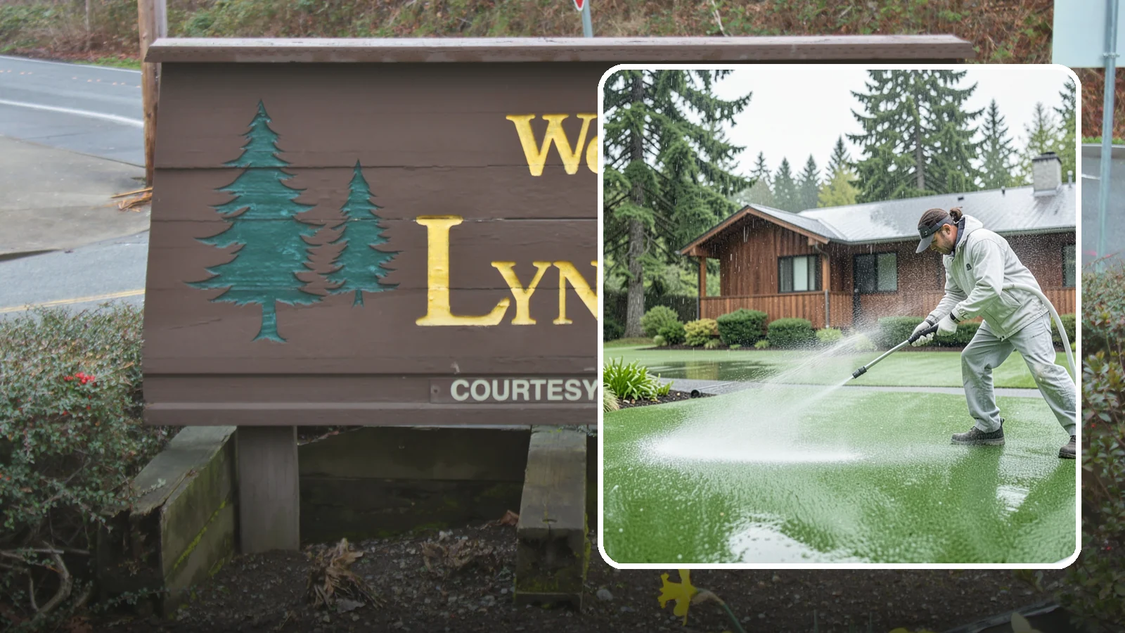 Artificial Turf Cleaning in Lynnwood, Snohomish County, WA - We deep-clean artificial turf to flush out the odor, debris, and algae that synthetic lawns trap in a rainy climate.