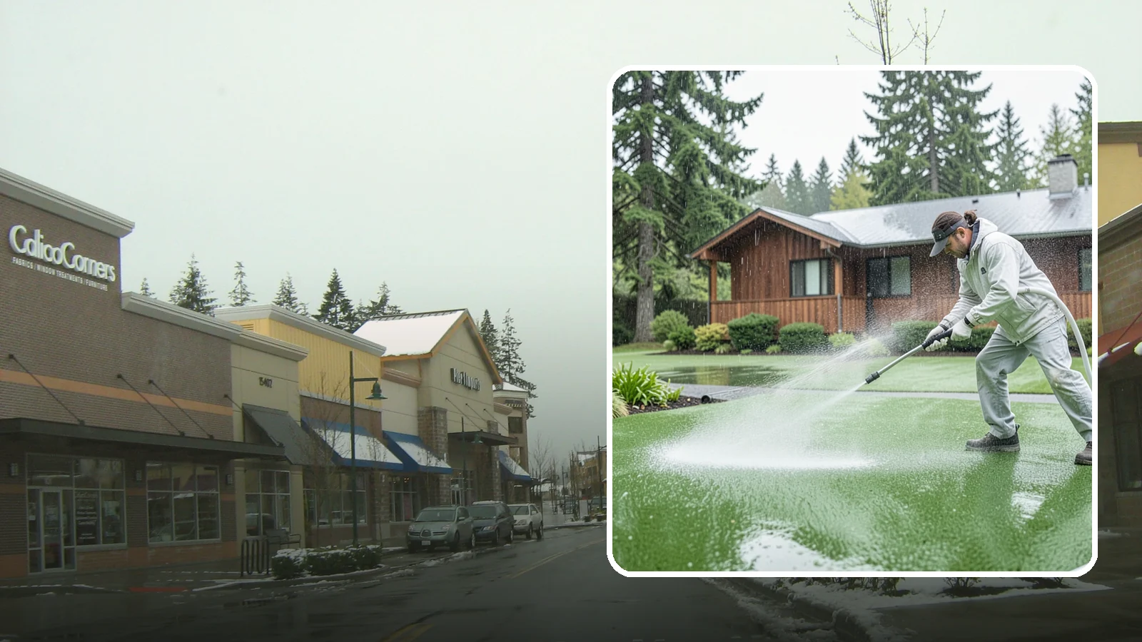 Artificial Turf Cleaning in Mill Creek, Snohomish County, WA - We deep-clean artificial turf to flush out the odor, debris, and algae that synthetic lawns trap in a rainy climate.