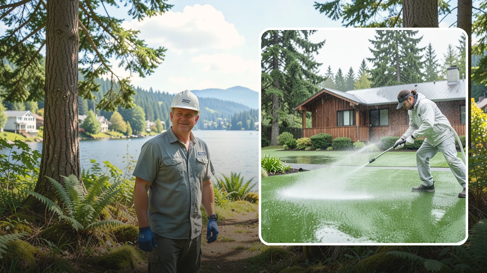 Artificial Turf Cleaning in Milton, King County, WA - We deep-clean artificial turf to flush out the odor, debris, and algae that synthetic lawns trap in a rainy climate.