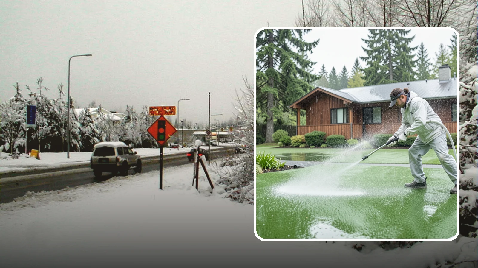 Artificial Turf Cleaning in Newcastle, King County, WA - We deep-clean artificial turf to flush out the odor, debris, and algae that synthetic lawns trap in a rainy climate.