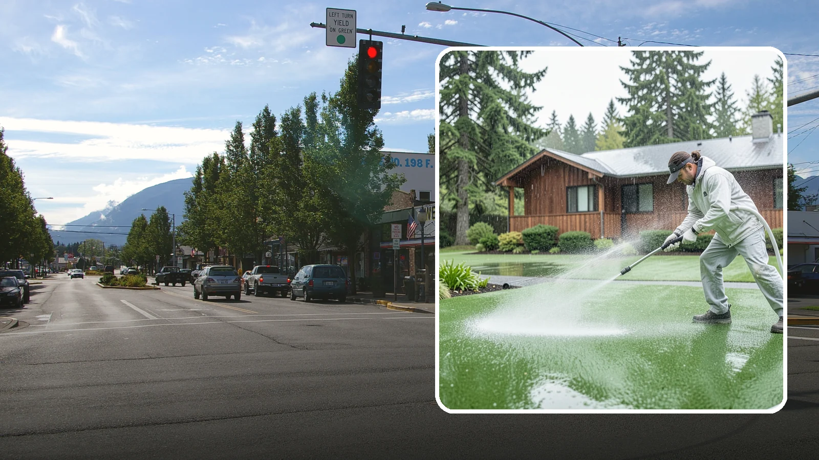 Artificial Turf Cleaning in North Bend, King County, WA - We deep-clean artificial turf to flush out the odor, debris, and algae that synthetic lawns trap in a rainy climate.