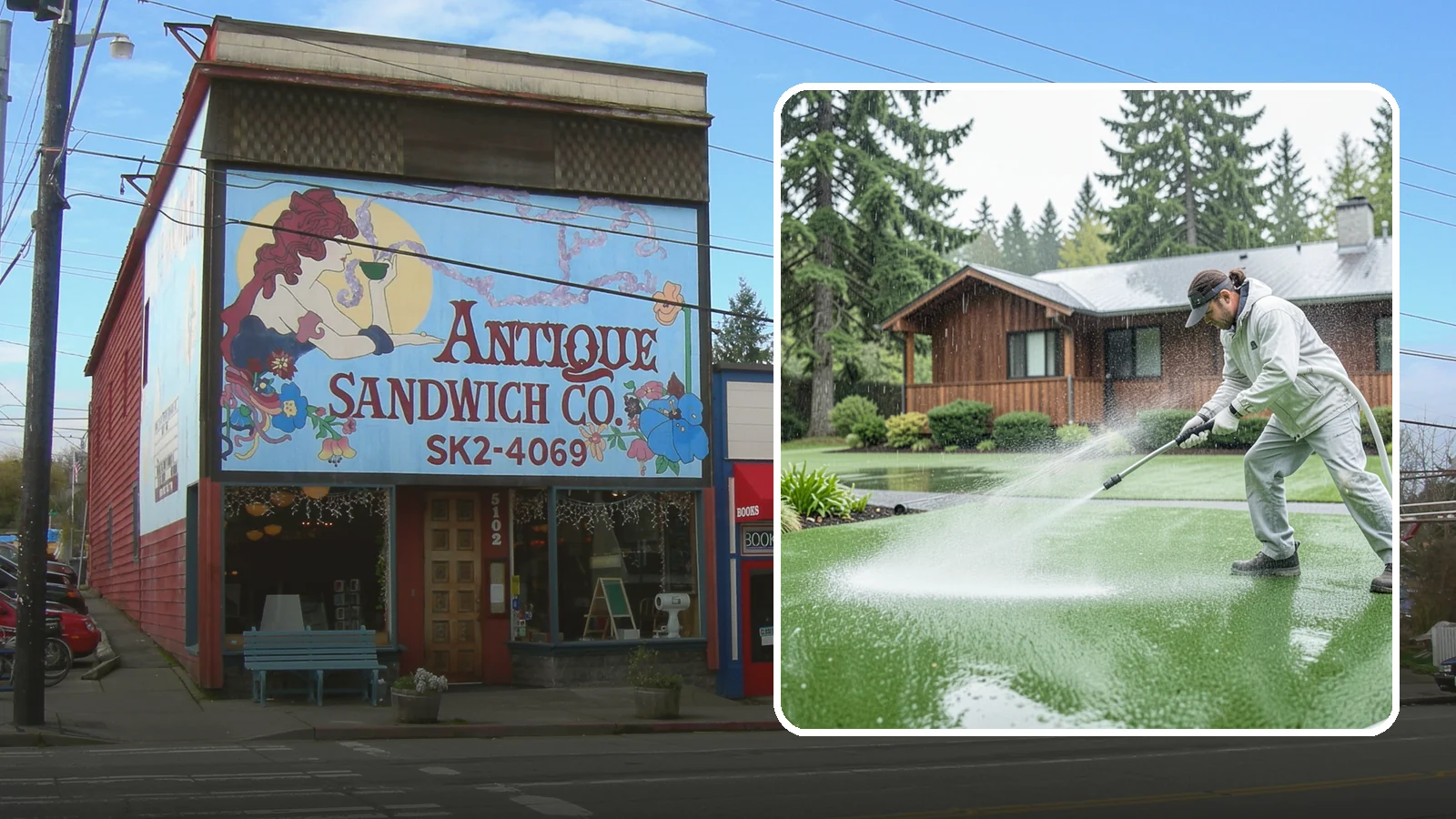 Artificial Turf Cleaning in Ruston, Pierce County, WA - We deep-clean artificial turf to flush out the odor, debris, and algae that synthetic lawns trap in a rainy climate.