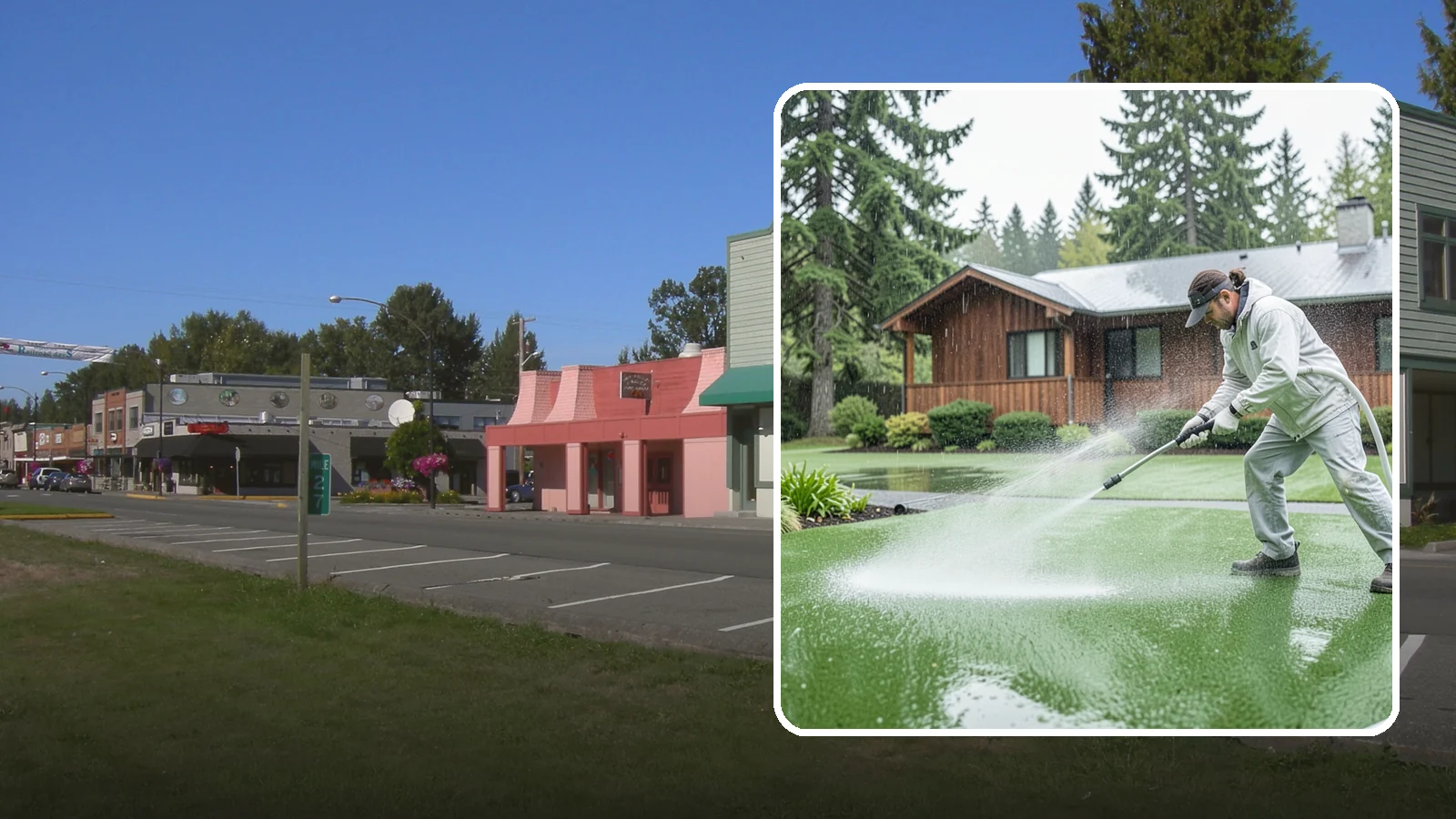 Artificial Turf Cleaning in Snoqualmie, King County, WA - We deep-clean artificial turf to flush out the odor, debris, and algae that synthetic lawns trap in a rainy climate.
