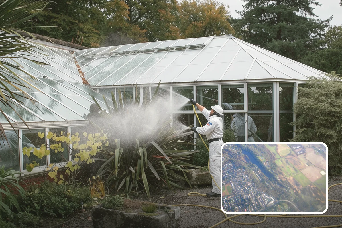 Asphalt Driveway Cleaning in Algona, King County, WA - Cleans without dislodging asphalt aggregate