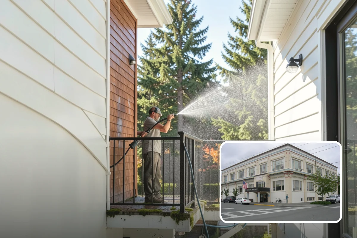 Asphalt Driveway Cleaning in Anacortes, Skagit County, WA - Cleans without dislodging asphalt aggregate