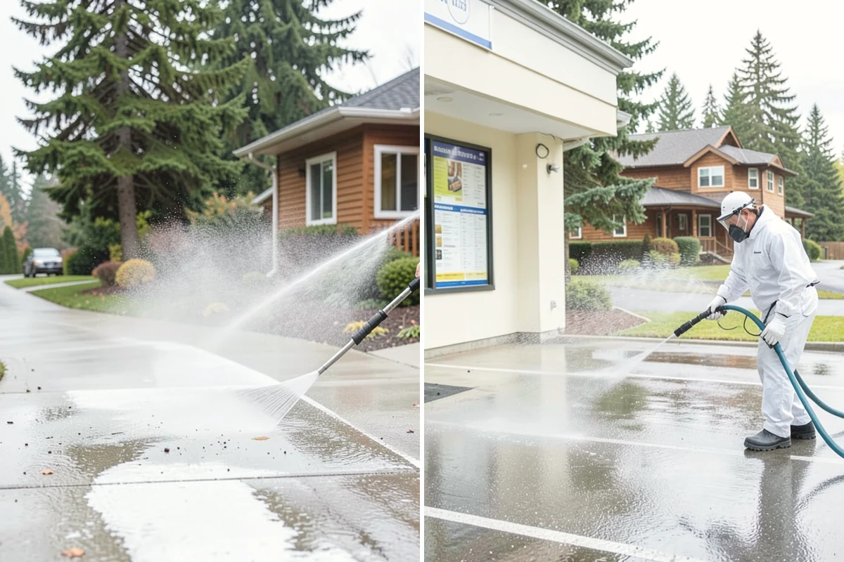 Asphalt Driveway Cleaning in Anacortes, Skagit County, WA - Inspect the asphalt for cracks and loose areas