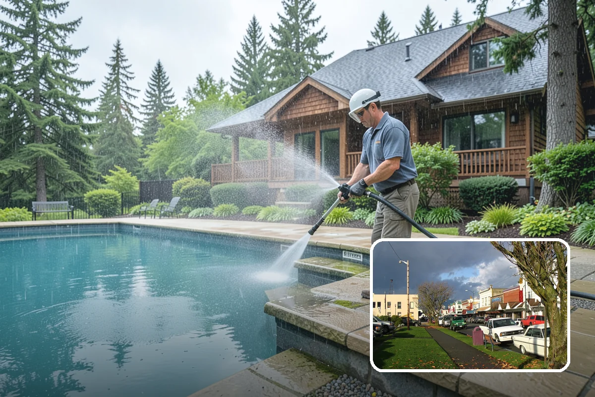 Asphalt Driveway Cleaning in Arlington, Snohomish County, WA - Cleans without dislodging asphalt aggregate