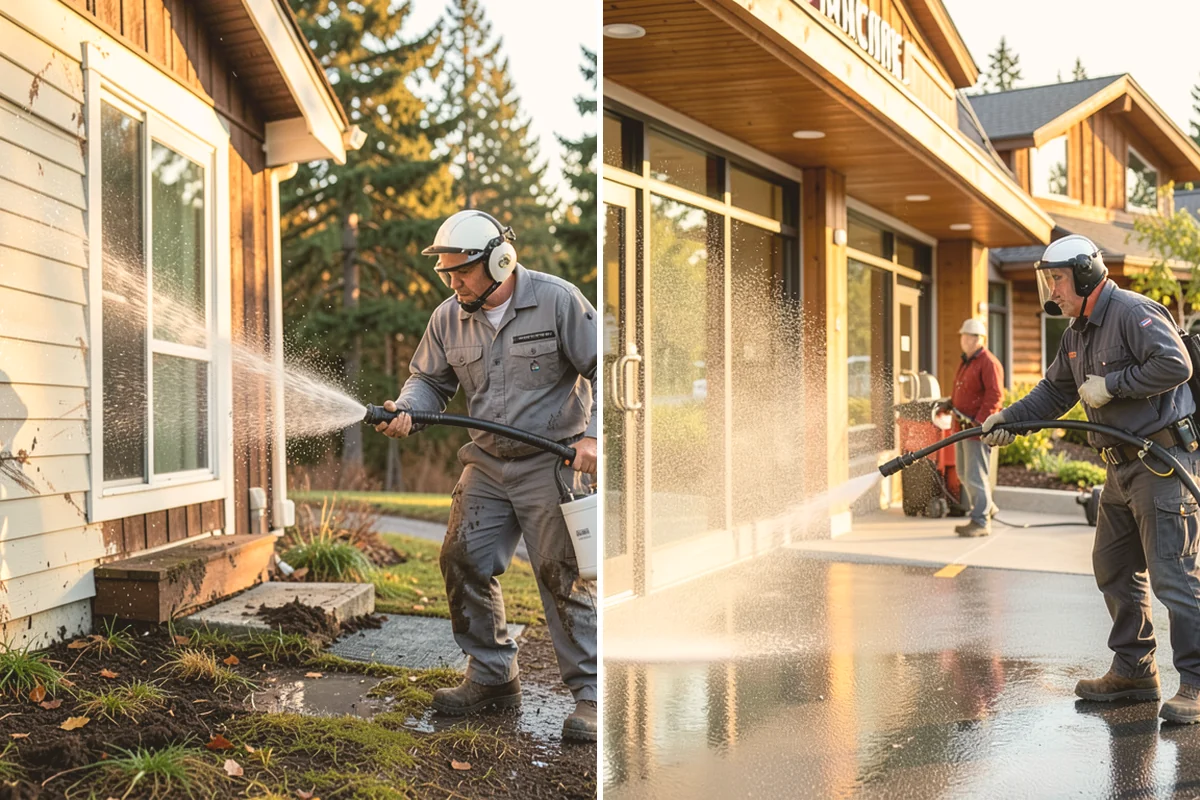 Asphalt Driveway Cleaning in Brier, Snohomish County, WA - Inspect the asphalt for cracks and loose areas