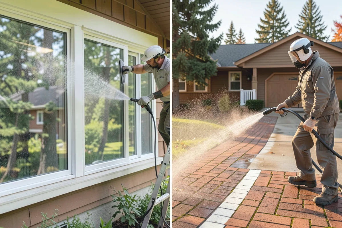 Asphalt Driveway Cleaning in Buckley, Pierce County, WA - Inspect the asphalt for cracks and loose areas