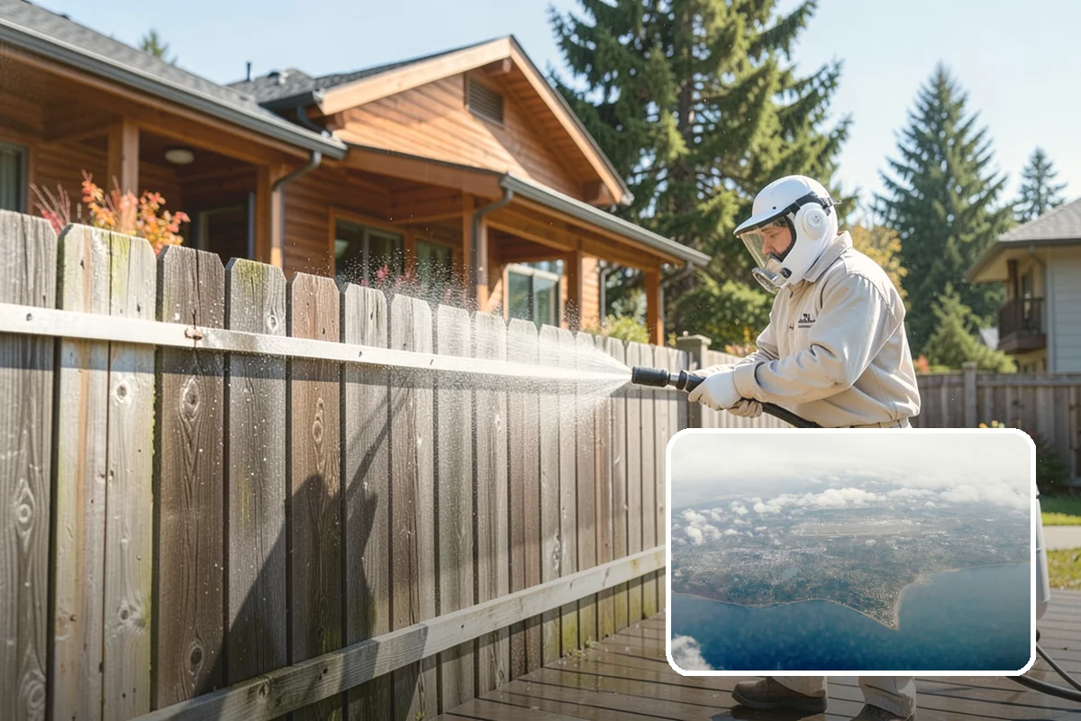 Asphalt Driveway Cleaning in Burien, King County, WA - Cleans without dislodging asphalt aggregate