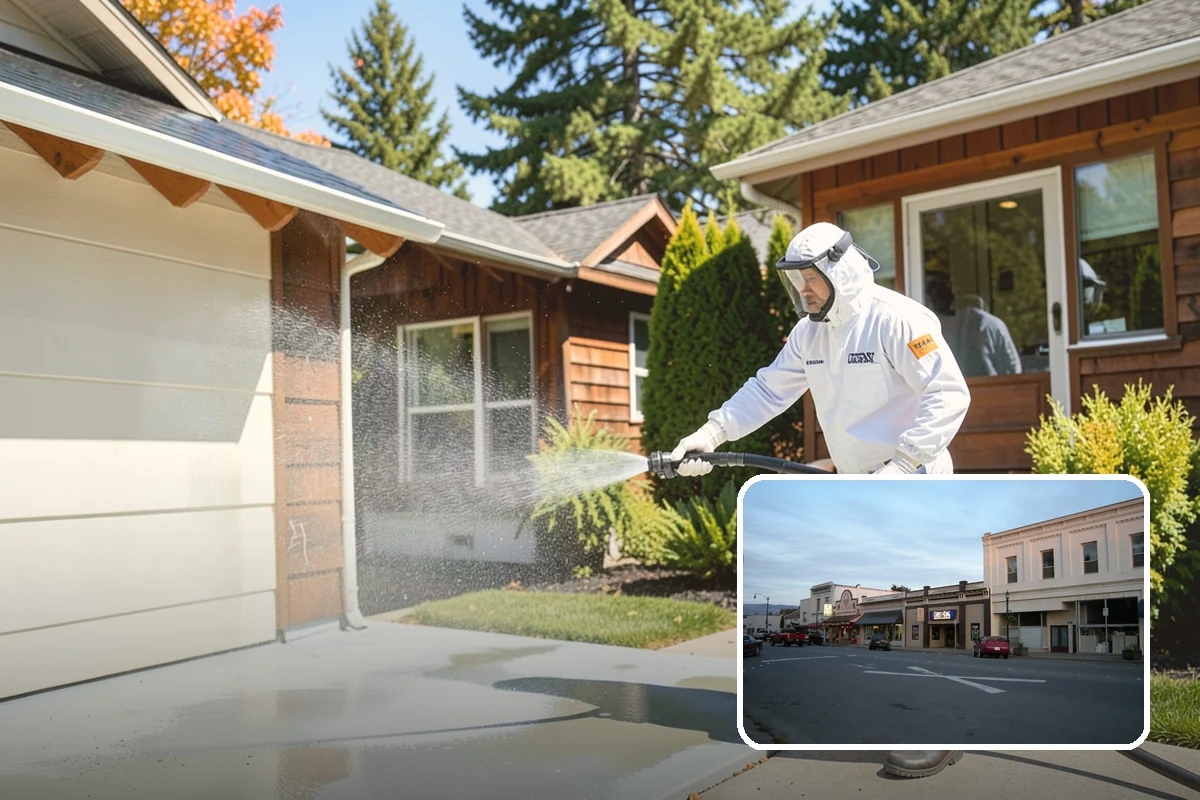 Asphalt Driveway Cleaning in Burlington, Skagit County, WA - Cleans without dislodging asphalt aggregate