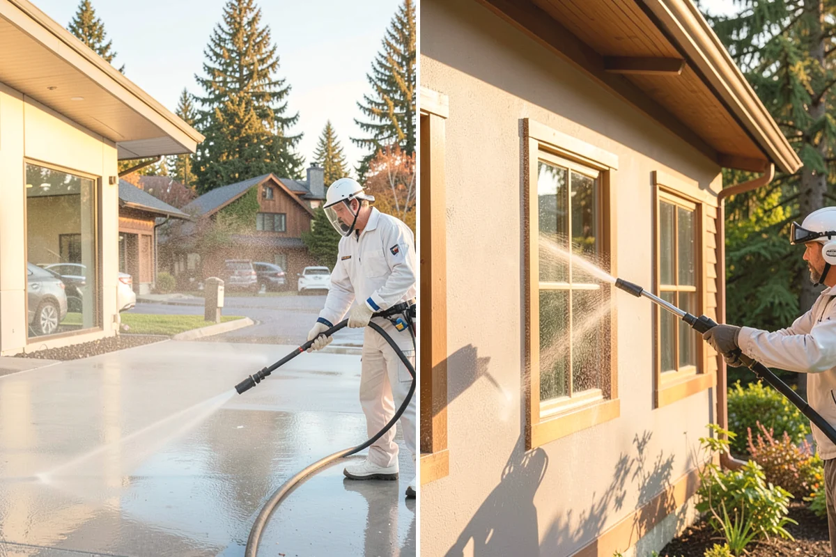 Asphalt Driveway Cleaning in Carbonado, Pierce County, WA - Inspect the asphalt for cracks and loose areas