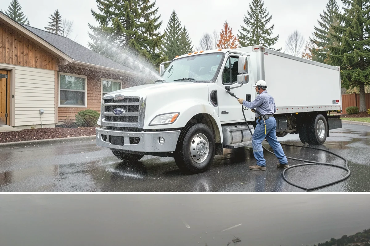 Asphalt Driveway Cleaning in Des Moines, King County, WA - Warm, dry days are best so the porous asphalt can dry fully after cleaning.