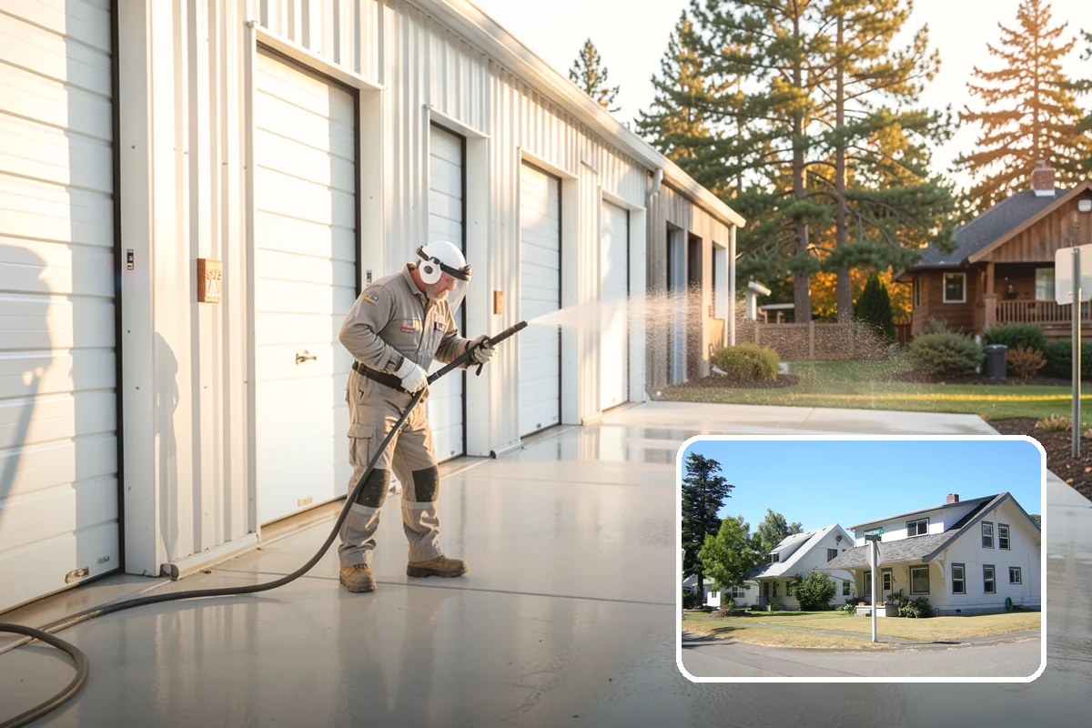 Asphalt Driveway Cleaning in DuPont, Pierce County, WA - Cleans without dislodging asphalt aggregate