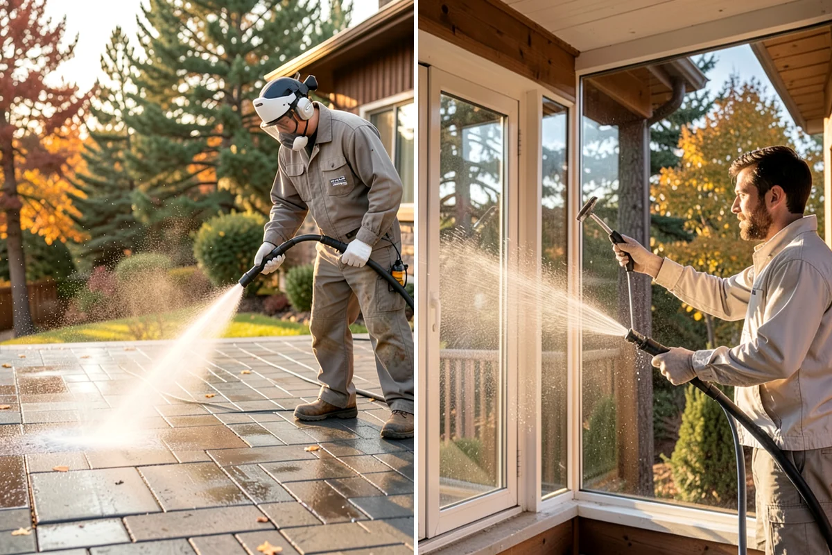 Asphalt Driveway Cleaning in DuPont, Pierce County, WA - Inspect the asphalt for cracks and loose areas