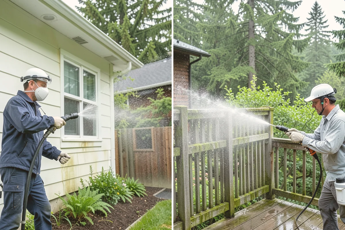 Asphalt Driveway Cleaning in Eatonville, Pierce County, WA - Inspect the asphalt for cracks and loose areas