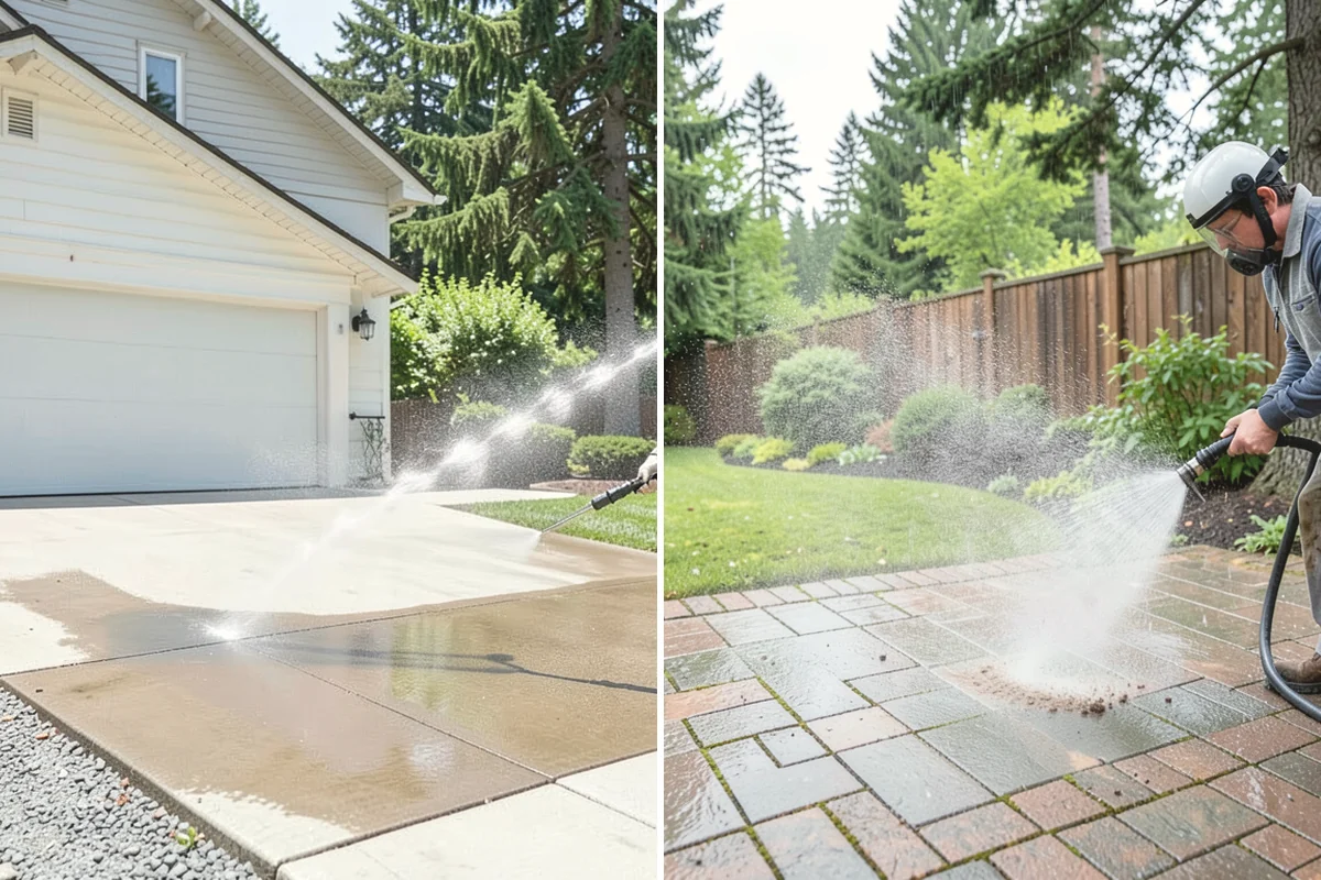 Asphalt Driveway Cleaning in Edgewood, Pierce County, WA - Inspect the asphalt for cracks and loose areas