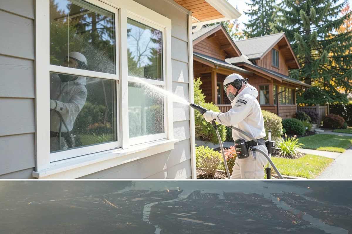 Asphalt Driveway Cleaning in Fife, Pierce County, WA - Warm, dry days are best so the porous asphalt can dry fully after cleaning.