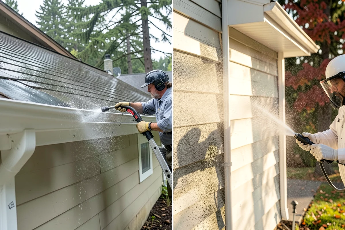 Asphalt Driveway Cleaning in Fircrest, Pierce County, WA - Inspect the asphalt for cracks and loose areas