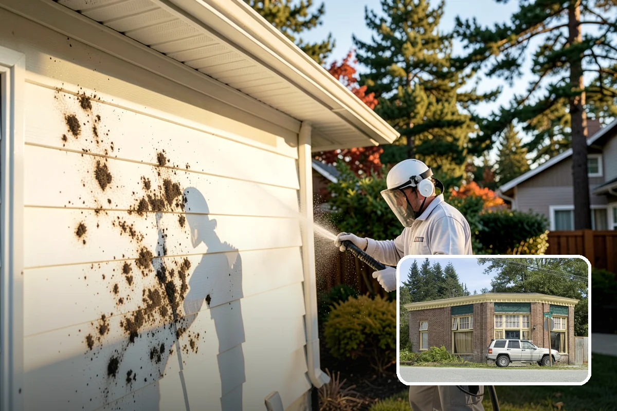 Asphalt Driveway Cleaning in Hamilton, Skagit County, WA - Cleans without dislodging asphalt aggregate