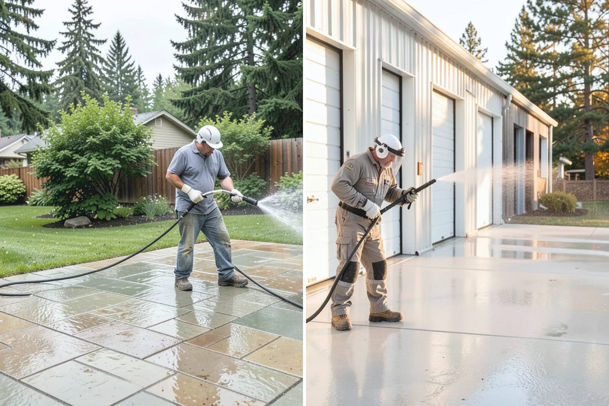 Asphalt Driveway Cleaning in Hamilton, Skagit County, WA - Inspect the asphalt for cracks and loose areas