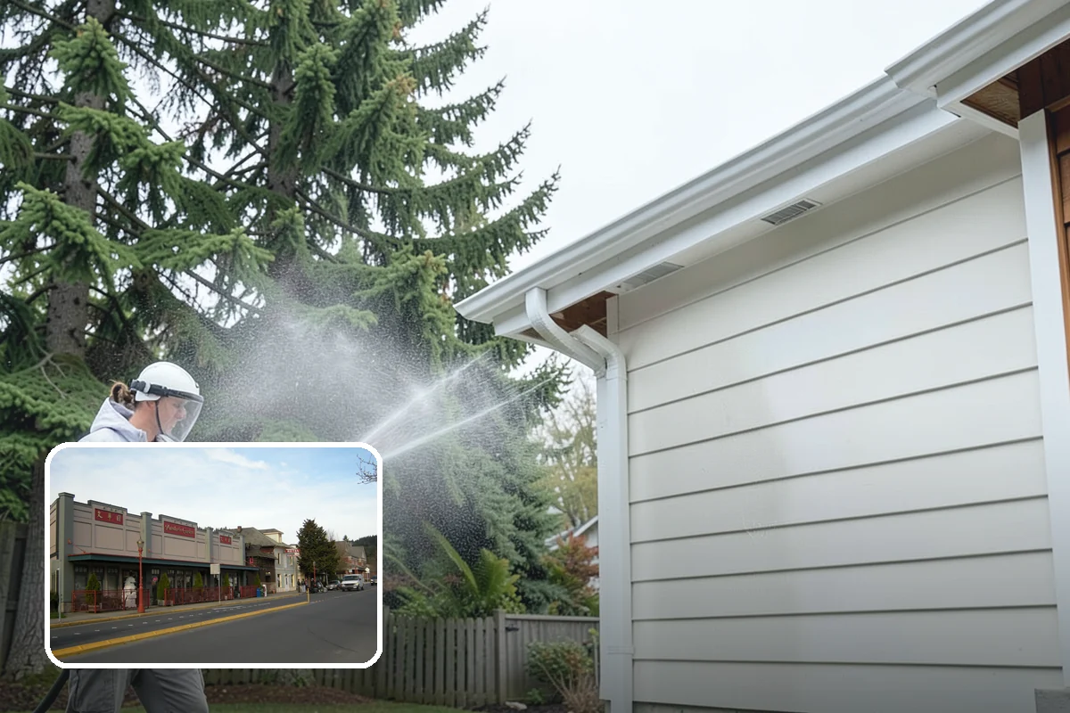 Asphalt Driveway Cleaning in Issaquah, King County, WA - Cleans without dislodging asphalt aggregate