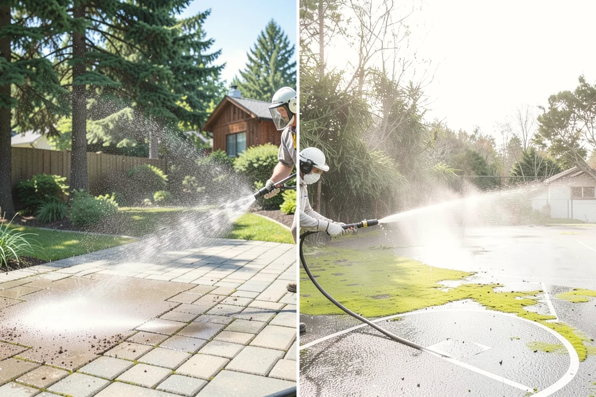 Asphalt Driveway Cleaning in Issaquah, King County, WA - Inspect the asphalt for cracks and loose areas