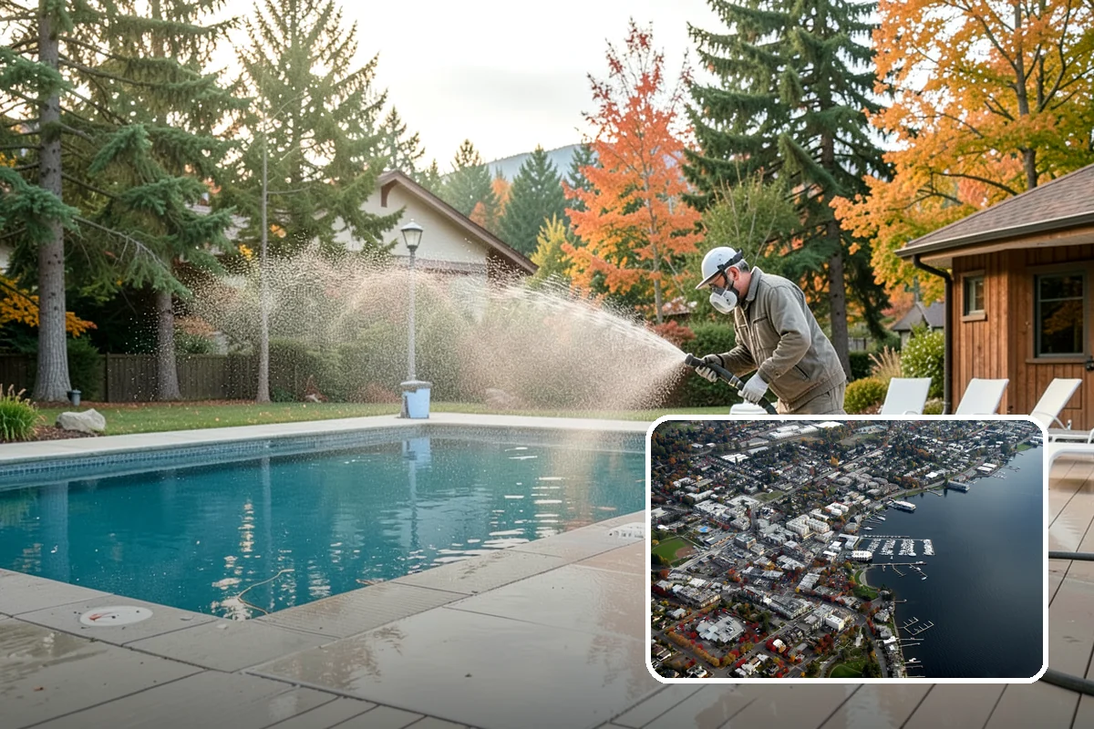 Asphalt Driveway Cleaning in Kirkland, King County, WA - Cleans without dislodging asphalt aggregate