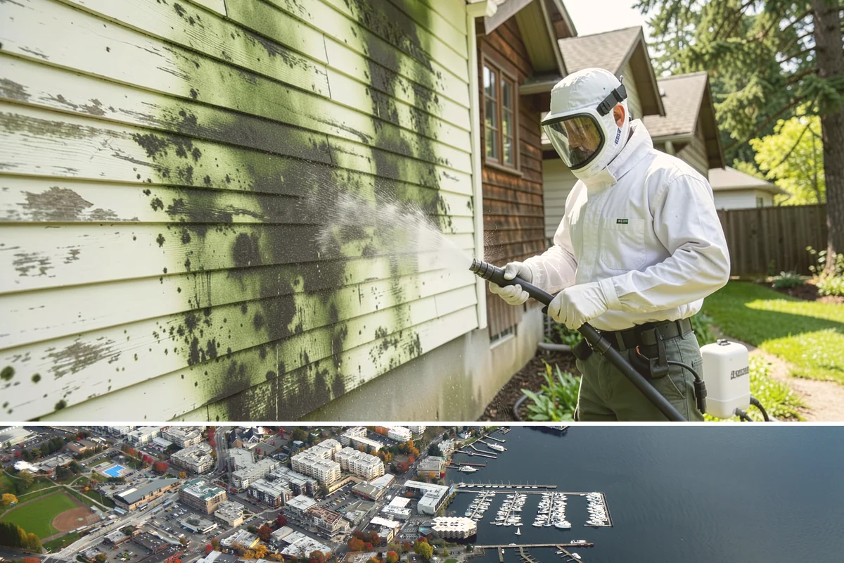 Asphalt Driveway Cleaning in Kirkland, King County, WA - Warm, dry days are best so the porous asphalt can dry fully after cleaning.