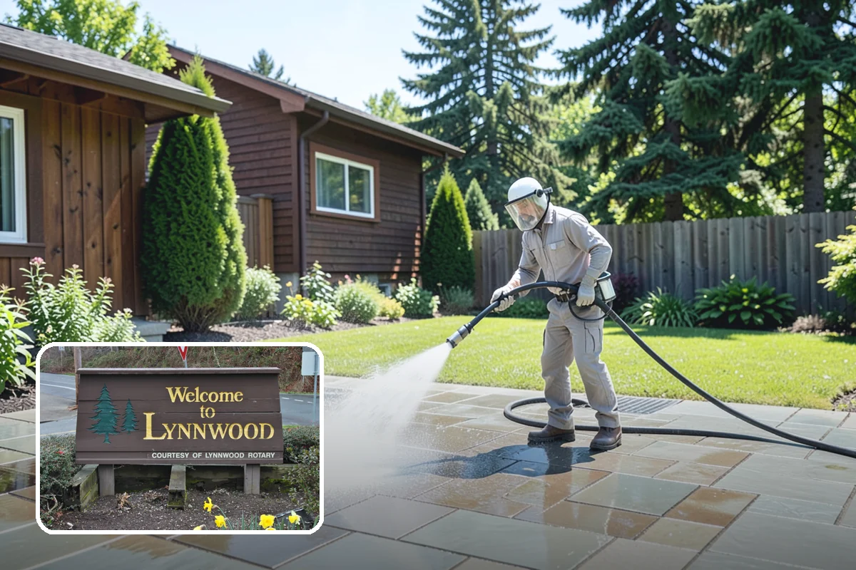 Asphalt Driveway Cleaning in Lynnwood, Snohomish County, WA - Cleans without dislodging asphalt aggregate